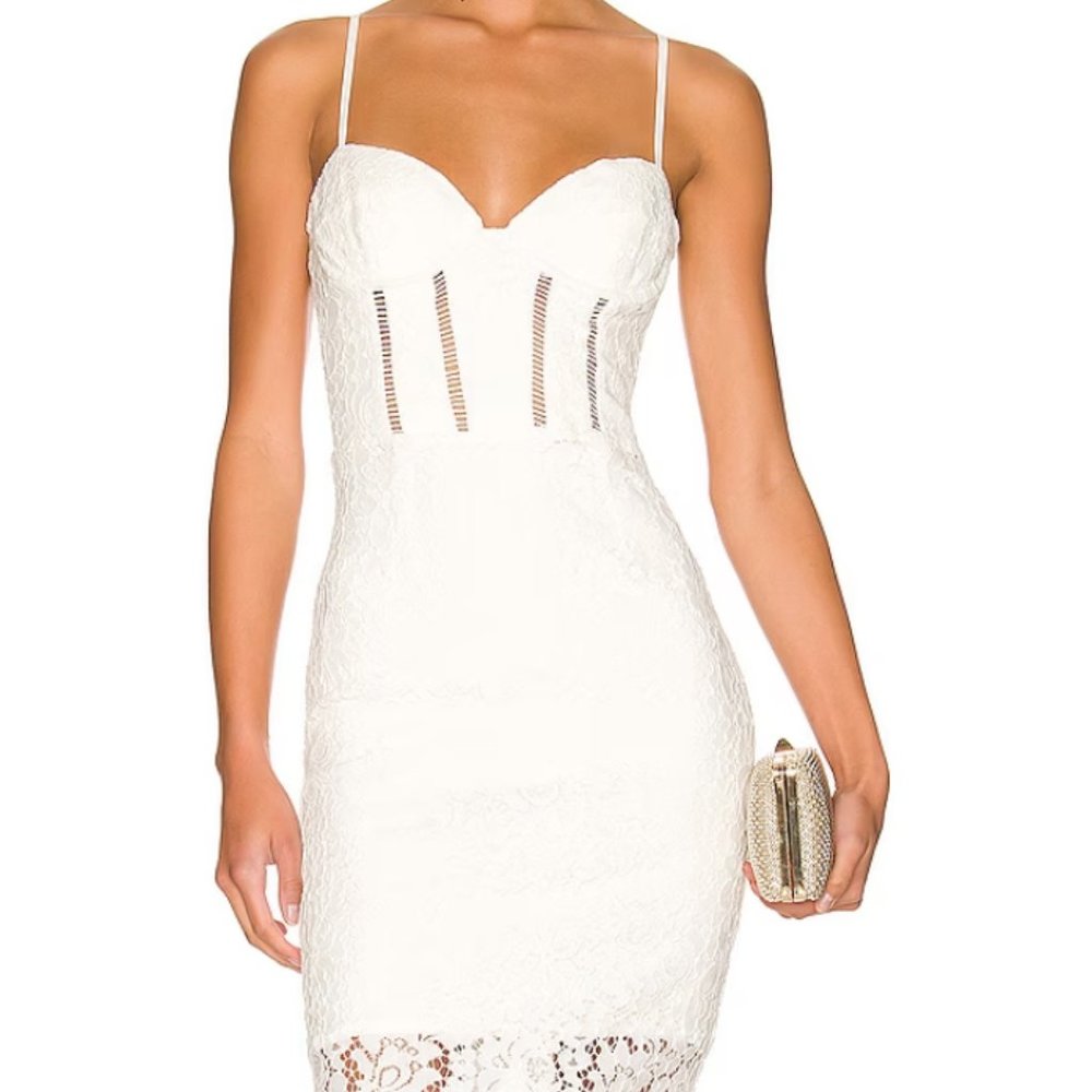 Revolve Brielle Midi Dress - Bride